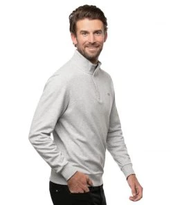Travis Mathew Men's Cloud Quarter Zip 2.0 Fleece Mens