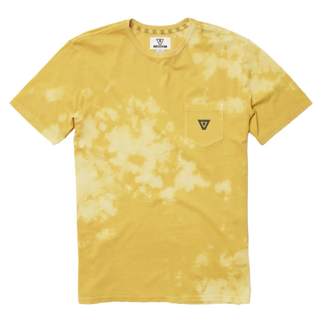 Mens Vissla Men's Capsized Bleach Wash Tee 6 Mens Vissla Men's Capsized Bleach Wash Tee