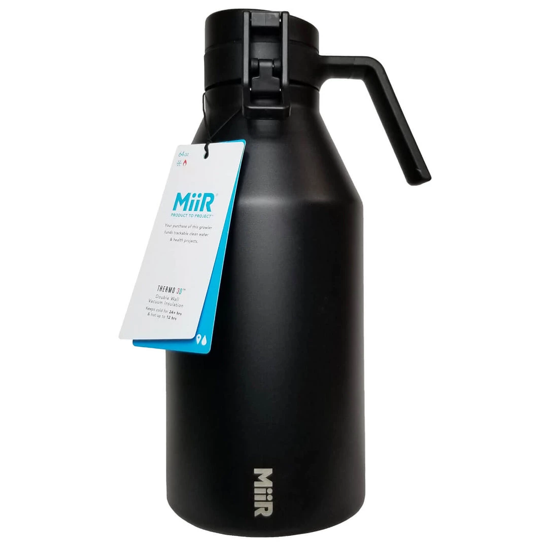Miir Brighton Growler 64oz Vacuum Insulated Bottle With Locking Lid Brighton, Utah 4 Miir Brighton Growler 64oz Vacuum Insulated Bottle With Locking Lid Brighton, Utah
