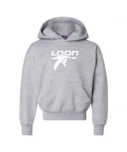 Champion Loon Mountain Logo Youth Powerblend Hoodie
