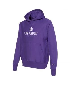 Champion The Summit At Snoqualmie Logo Youth Powerblend Hoodie