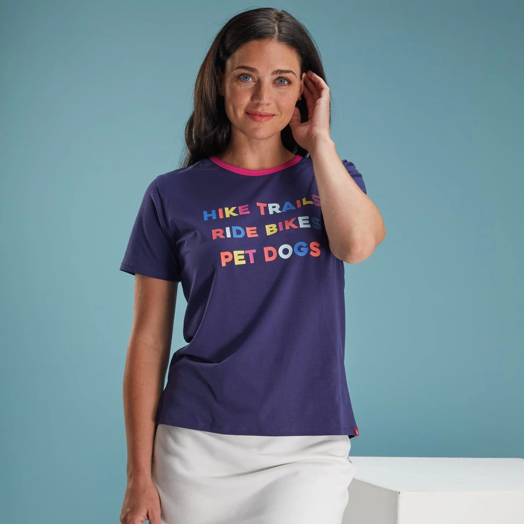 Krimson Klover Women's Alia Graphic Short Sleeve Top Womens 4 Krimson Klover Women's Alia Graphic Short Sleeve Top Womens