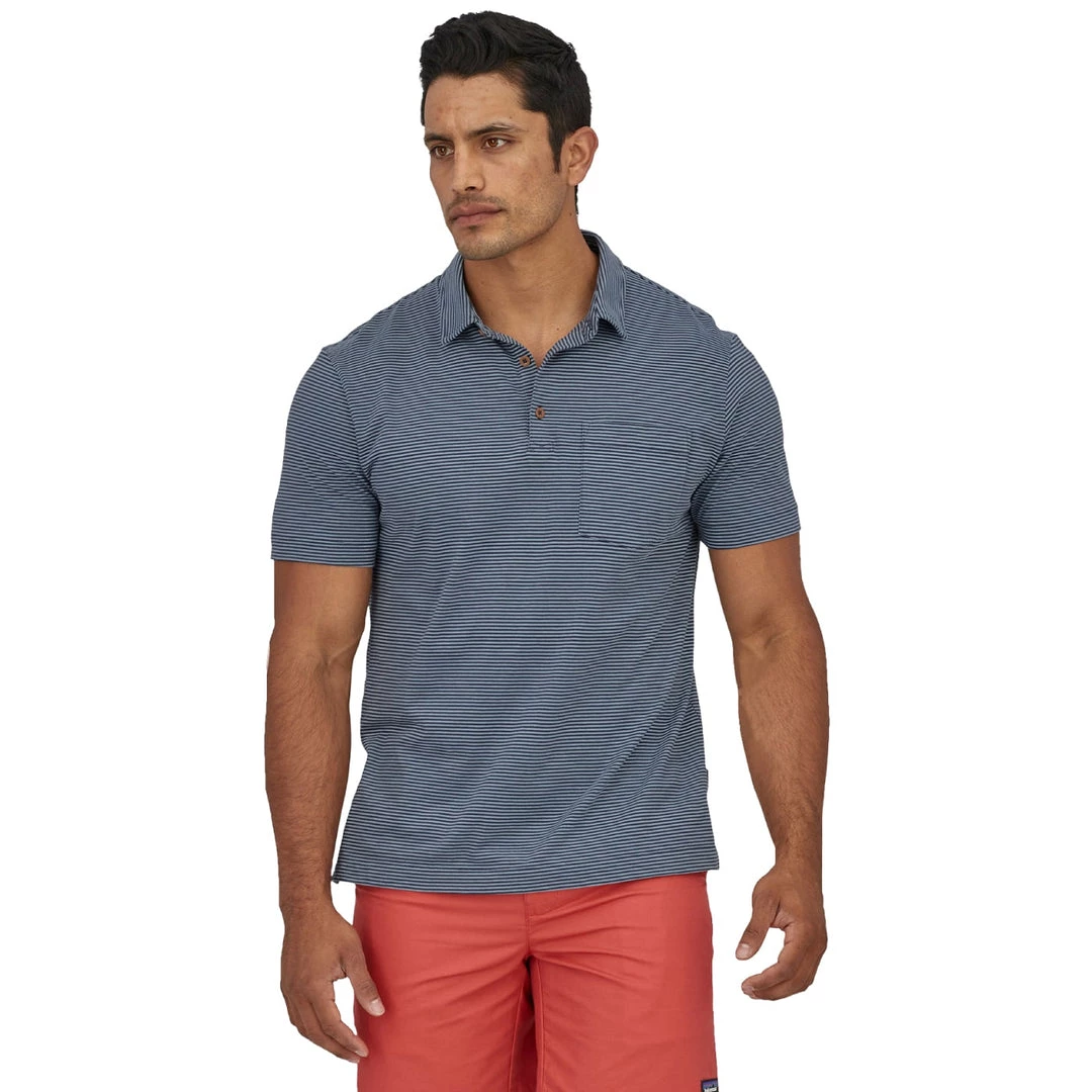 Mens Patagonia Men's Cotton In Conversion Lightweight Polo 5 Mens Patagonia Men's Cotton In Conversion Lightweight Polo