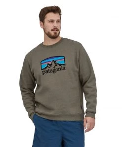 Patagonia Men's Fitz Roy Horizona Uprisal Crew Sweatshirt Mens