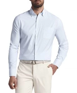 Peter Millar Men's Captain Performance Sport Shirt