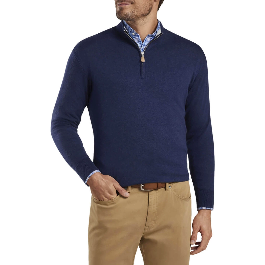 Peter Millar Men's Crown Soft Qtr Zip Sweater 4 Peter Millar Men's Crown Soft Qtr Zip Sweater