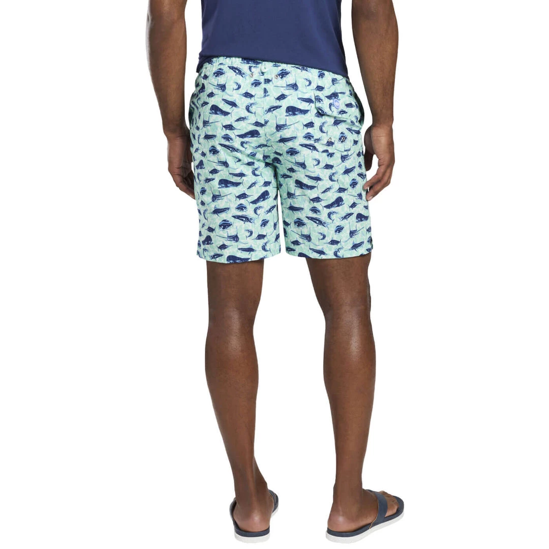Peter Millar Men's Seaside Deep Sea Fishing Swim Trunk 5 Peter Millar Men's Seaside Deep Sea Fishing Swim Trunk