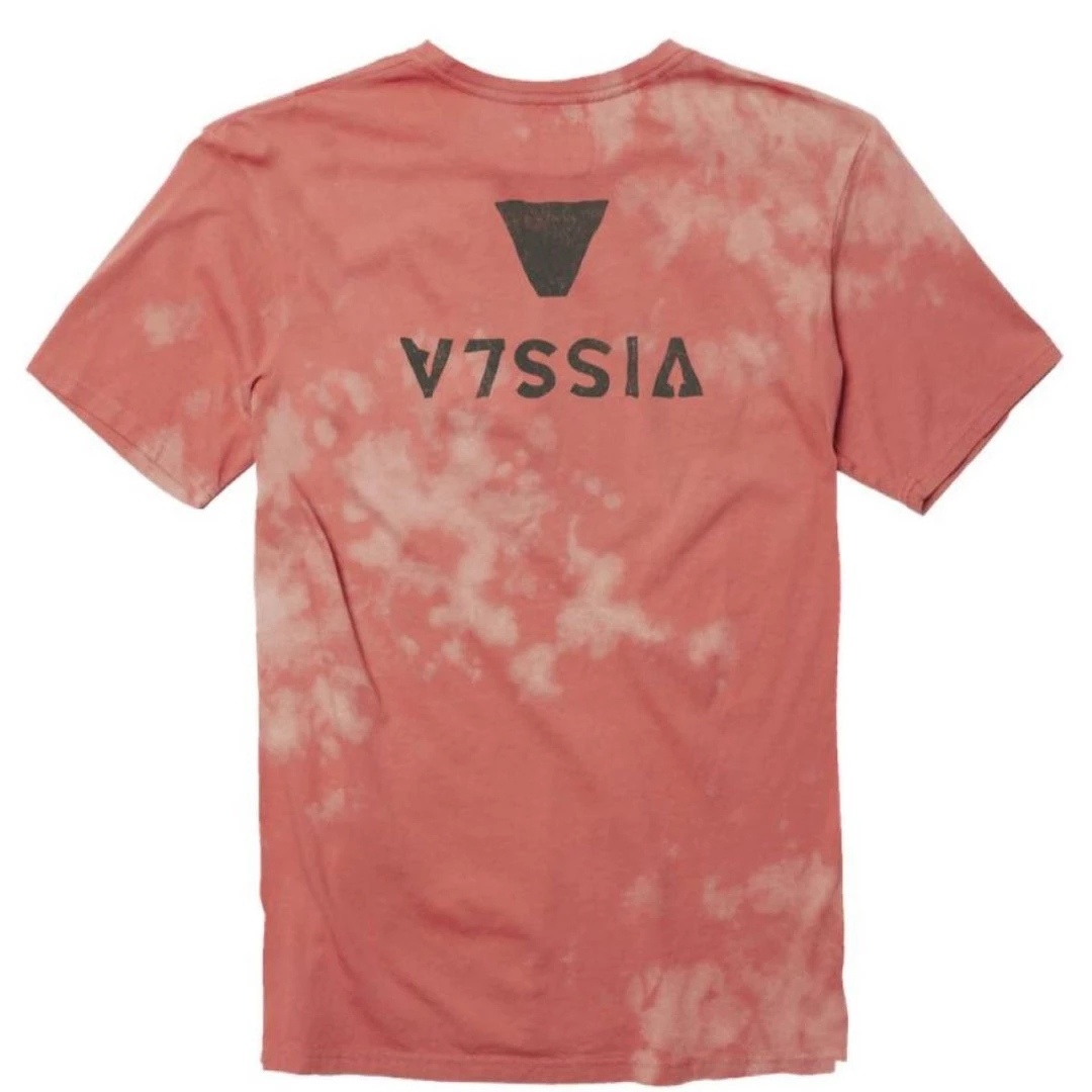 Mens Vissla Men's Capsized Bleach Wash Tee 3 Mens Vissla Men's Capsized Bleach Wash Tee