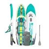 Bote Rackham Aero 12'4" Inflatable Stand Up Paddle Board Equipment