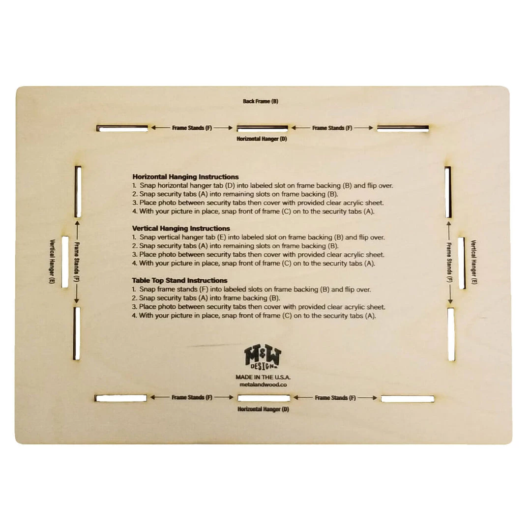 M & W Design SkyLift Park, Tennessee Gatlinburg SkyBridge Wood Photo Frame 4 M & W Design SkyLift Park, Tennessee Gatlinburg SkyBridge Wood Photo Frame