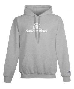 Champion Womens Sunday River Eco Powerblend 2 Logo Hoodie