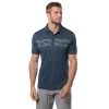Travis Mathew Men's Drop Anchor Polo Shirt 1 Travis Mathew Men's Drop Anchor Polo Shirt